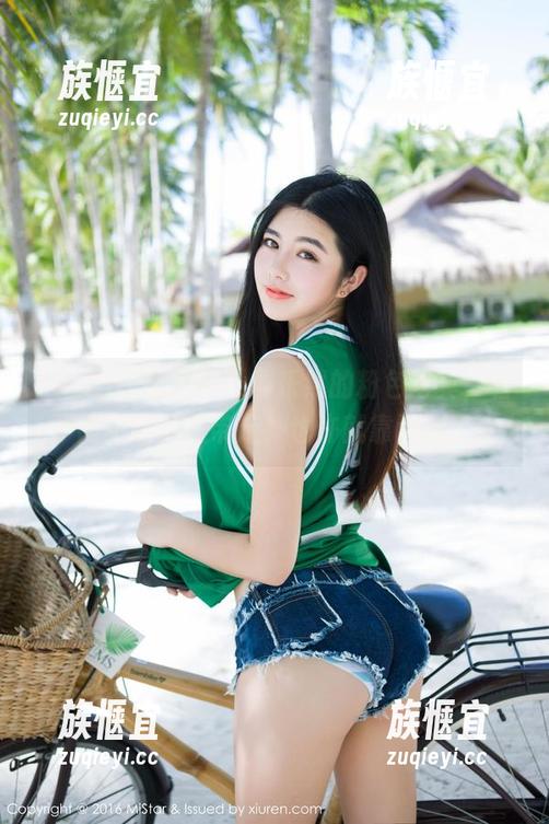 MiStar魅妍社 - 黄乐然的粉色写真，看了能不能免费带走，也许就靠运气了！